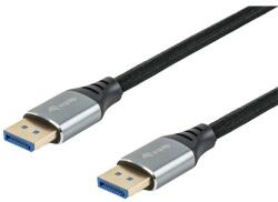 Equip 119281 DisplayPort kábel 1 M Fekete, Ezüst (119281)