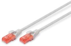 ASSMANN DK-1617-025 hálózati kábel Szürke 2, 5 M Cat6 U/UTP (UTP) (DK-1617-025)
