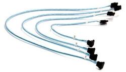 Supermicro 4 x Round SATA kábel 0, 56 M Fekete, Kék, Fehér (CBL-0186L) - easy-shop