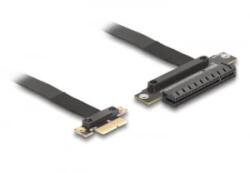 Delock PCI Express 3.0 riser kártya x1 apa x8-as bővítőhelyre 30cm (81496) (81496) - aqua