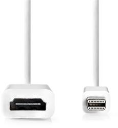Nedis CCGB37650WT02 video átalakító kábel 0, 2 M Mini DisplayPort HDMI A-típus (Standard) Fehér (CCGB37650WT02)