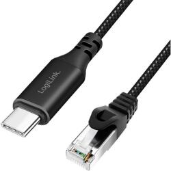 LogiLink CU0413 hálózati kábel Fekete 3 M Cat6 S/FTP (S-STP) (CU0413)