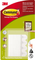 3M Command képakasztó csíkok, 4 darab, teherbírás 2 kg (17202-CEE)