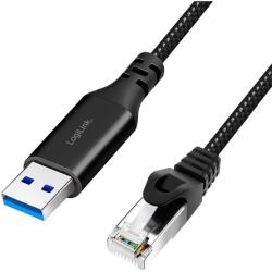 LogiLink CU0405 hálózati kábel Fekete 7, 5 M Cat6 S/FTP (S-STP) (CU0405)