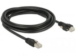 Delock RJ45 rollover adapter apa - anya 3m fekete (85669) (85669)