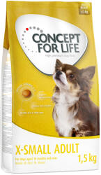 Concept for Life 1, 5kg Concept for Life X-Small Adult száraz kutyatáp 20% kedvezménnnyel