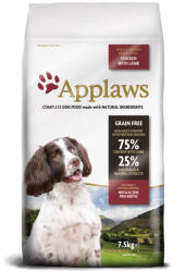 Applaws 7, 5kg Applaws Adult Small & Medium Breed csirke & bárány száraz kutyatáp 5+2, 5 kg ingyen