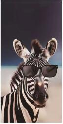 GORDON H93 Gyorsan száradó mikroszálas strandtörülköző, zebra, 100 × 180 cm