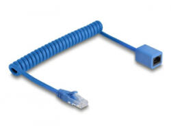 Delock RJ45 hálózati kábel Cat. 6 UTP 0.75m kék (90364) (90364)
