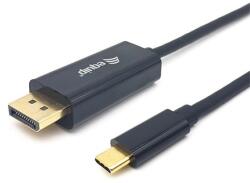 Equip 133428 video átalakító kábel 3 M USB C-típus DisplayPort Szürke (133428)
