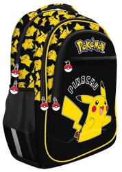 St. Majewski St. Right Pokemon ergonomikus iskolatáska, hátizsák - 2 rekeszes - Black (723701) (723701)