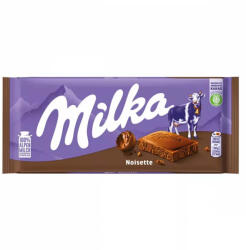 Milka alpesi tejcsokoládé mogyorómasszával - 90g - kamraellato
