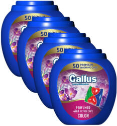 Gallus 4 az 1-ben folyékony mosókapszula Color (4x50 db)