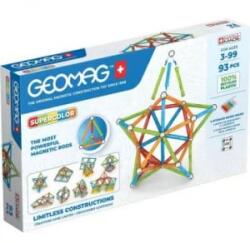 Geomag Supercolor Recycled: Mágneses építőjáték készlet - 93 db-os (09543) - aqua