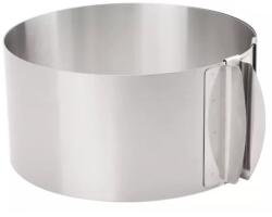APT AG858A Állítható tortaforma, kerek, rozsdamentes acél, 16-30 cm (AG858A)