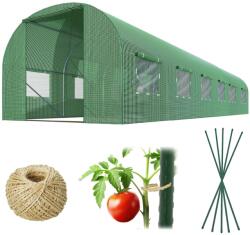 Plonos kerti Alagút 3x6m (18m2) - Zöld (4918-B)