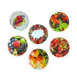  Befőttesüveg tető 82-es fém, gyümölcsös TO82