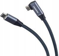 PremiumCord Usb-c cipzáras kábel (usb 3.2 Gen2x2, 5A, 100W, 20Gbit/s) 3m, Še (8592220024123)