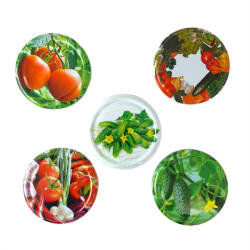  Befőttesüveg tető 82-es fém, zöldséges TO82