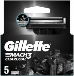 Gillette MACH3 Charcoal Borotva Pengék 5db (8700216062770)