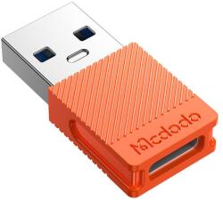 Mcdodo USB-A - USB-C 3.0 adapter narancs (OT-6550) (OT-6550)