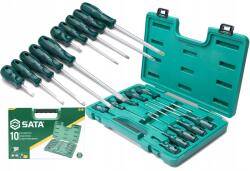 SATA Csavarhúzó Készlet Csavarhúzók 10 Db-os Csavarhúzó Koffer 09304ESJ (ST09304ESJ)