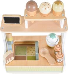Moni Toys Set de joacă Moni Toys - Suport pentru înghețată din lemn, 26 piese (111706) Bucatarie copii