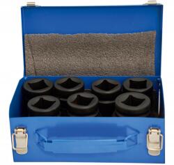 Adler Ütvefúró Dugókulcs Készlet 6-SZÖGLETŰ Dugókulcsok 1'' 24-46mm 7 Db (AD-7D)