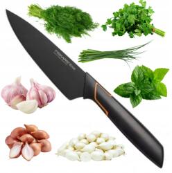 Fiskars Edge Ázsiai Aprító Kés Fekete Éles Konyhai Prémium 12 CM (1003096)