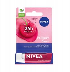 Nivea Cherry Shine védő ajakrúzs cseresznye színező 4, 8g (nawilżająca pielęgnująca suchych)
