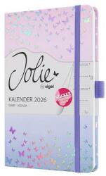 Sigel Naptár, A5, heti, 2026, kemény borító, SIGEL Jolie, Butterfly Confetti Candy