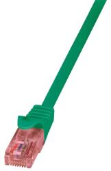 LogiLink PrimeLine Cat. 6 U/UTP kábel 0.5m zöld (CQ2025U) (CQ2025U)