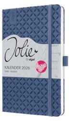 Sigel Naptár, A5, heti, 2026, kemény borító, SIGEL Jolie, indigókék