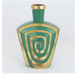 Eurolamp Kerámia váza 30x20, 2 cm zöld/arany EU0624 (EU0624)