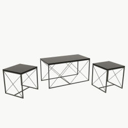 Hanah Home Măsuță de cafea Defne Anthracite, antracit Masa de cafea