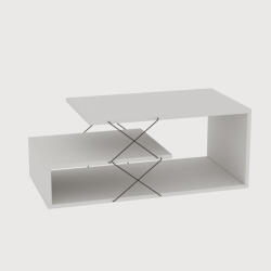 Hanah Home Măsuță de conferință Cayenne White, alb Masa de cafea