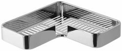 Gedy Raft de colț pentru duș GEDY A98313 Il Giglio, 25, 5 x 4, 2 x 25, 5 cm, crom