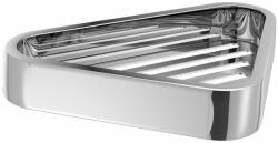 Gedy Raft de colț Smart GEDY 3283 pentru duș, 17 x 3 x17 cm, argintiu, argintiu