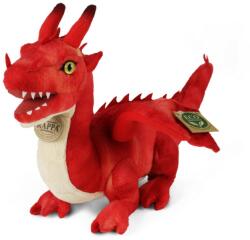 Rappa Dragon de pluș Rappa, 40 cm roșu ECO-FRIENDLY