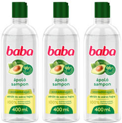 Baba sampon, avokádóolajjal sérült és száraz hajra (3x400 ml)