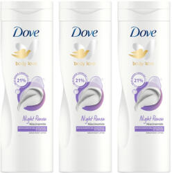 Dove Night Renew testápoló (3x400 ml) + ajándék hajpánt