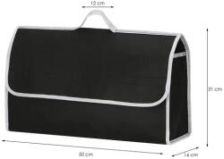  Springos melange fekete tároló 50x31x16 cm (HA3125)