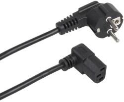 Maclean szögletes tápkábel 1, 5m 2200w fekete (77963)
