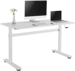 Ergo Office állítható íróasztal 140x60cm fehér (70196)
