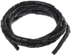 Fekete kábelrendező spirál, 3m, 14.6-16mm, polipropilén (43134)