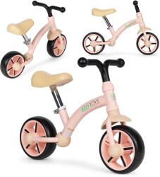 ECOTOYS gyermek egyensúly bicikli, rózsaszín, állítható ülés, eva kerekek (LC-V1252-PINK-C)