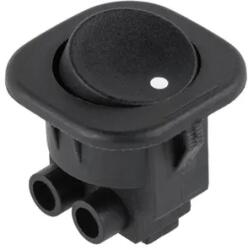  Fekete kapcsoló rs-101-7c 2 pozíció 2 pin 20mm (67010)