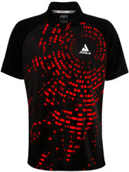 JOOLA Shirt Centrela Polo Black/Red Férfipóló S