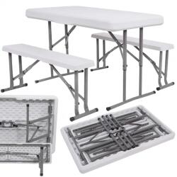 SPRINGOS ® összecsukható kerti bútor készlet 3 részes (GF0096)