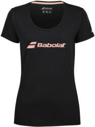Babolat Exercise Babolat Tee Women Black Női póló S